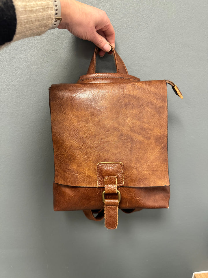 Laurie Mini Rucksack - Tan