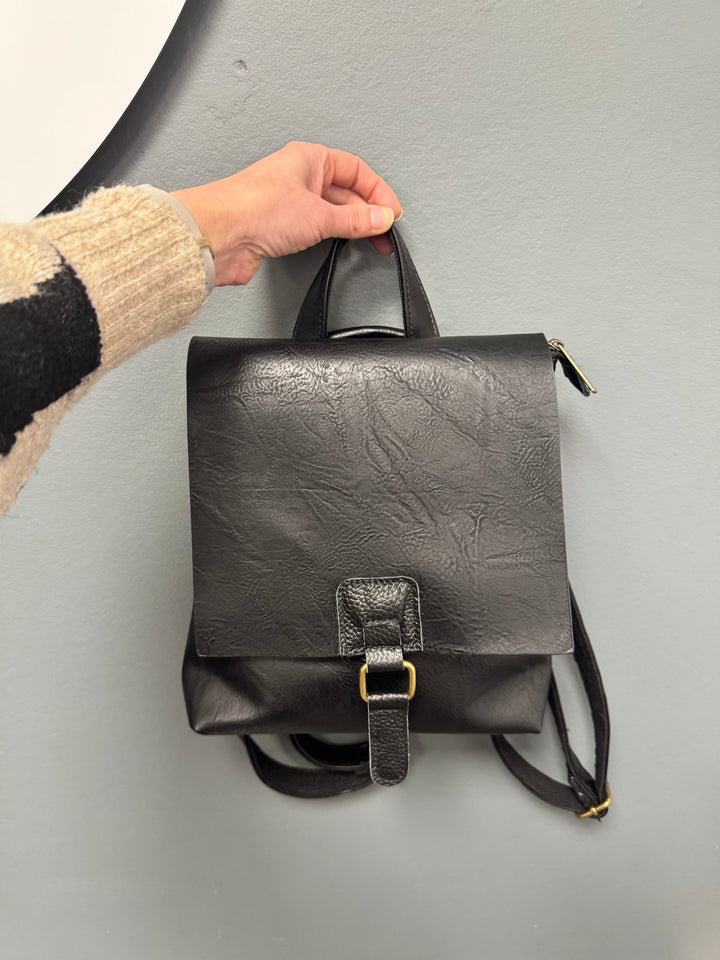 Laurie Mini Rucksack - Black