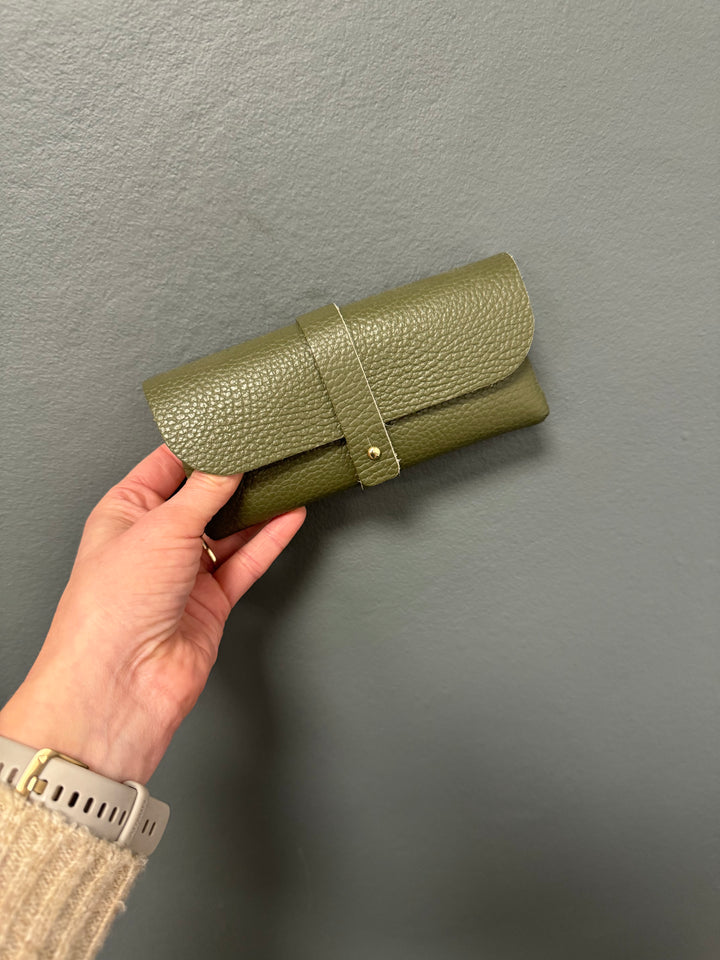Leather Glasses Case - Various Colours