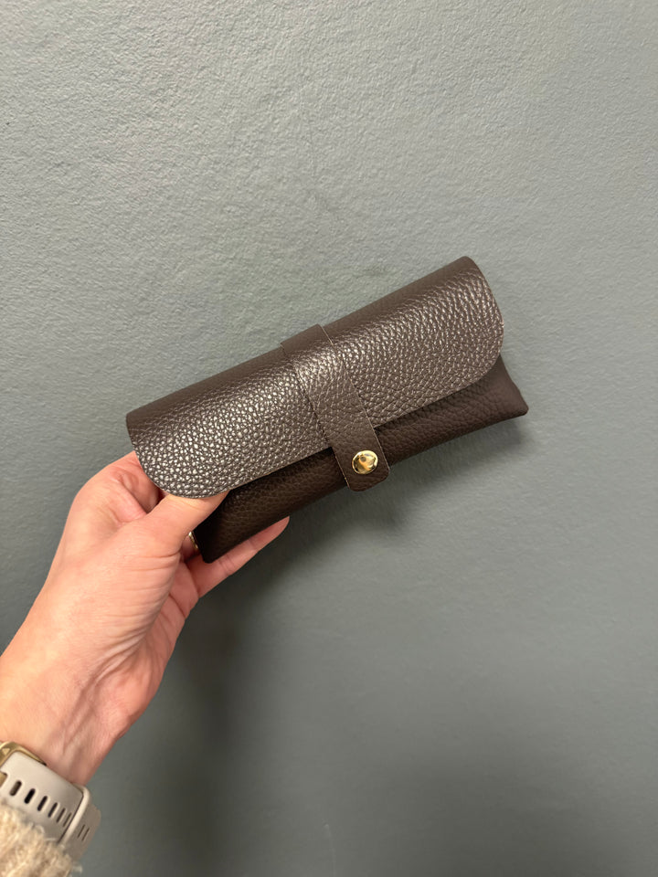 Leather Glasses Case - Various Colours