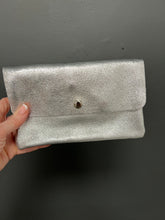 Load image into Gallery viewer, Luna Metallic Crossbody Bag - Silver
