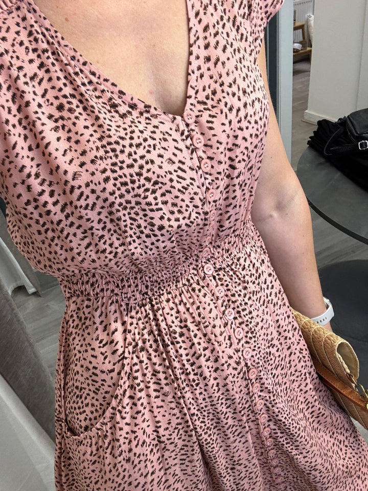 Ciara Midi Dress - Blush Fawn