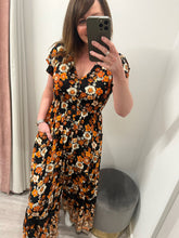 Load image into Gallery viewer, Ciara Printed Maxi Dress - Orange Floral
