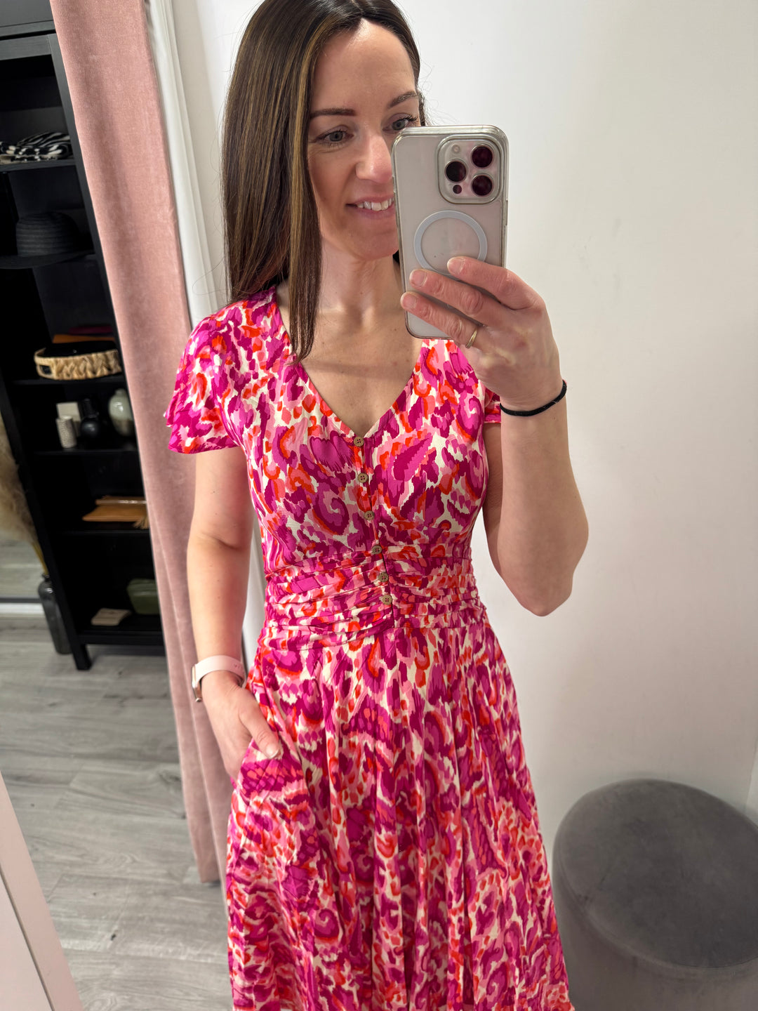 Marcia Dress - Pink