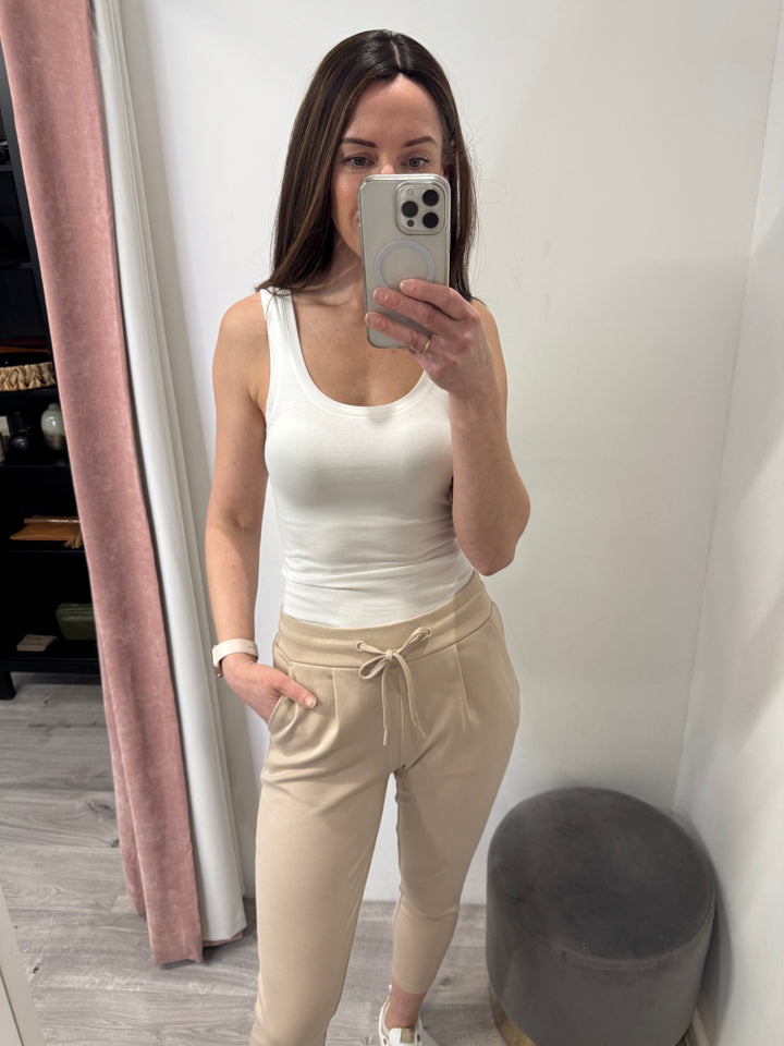 Pamila Vest Top - Optical White