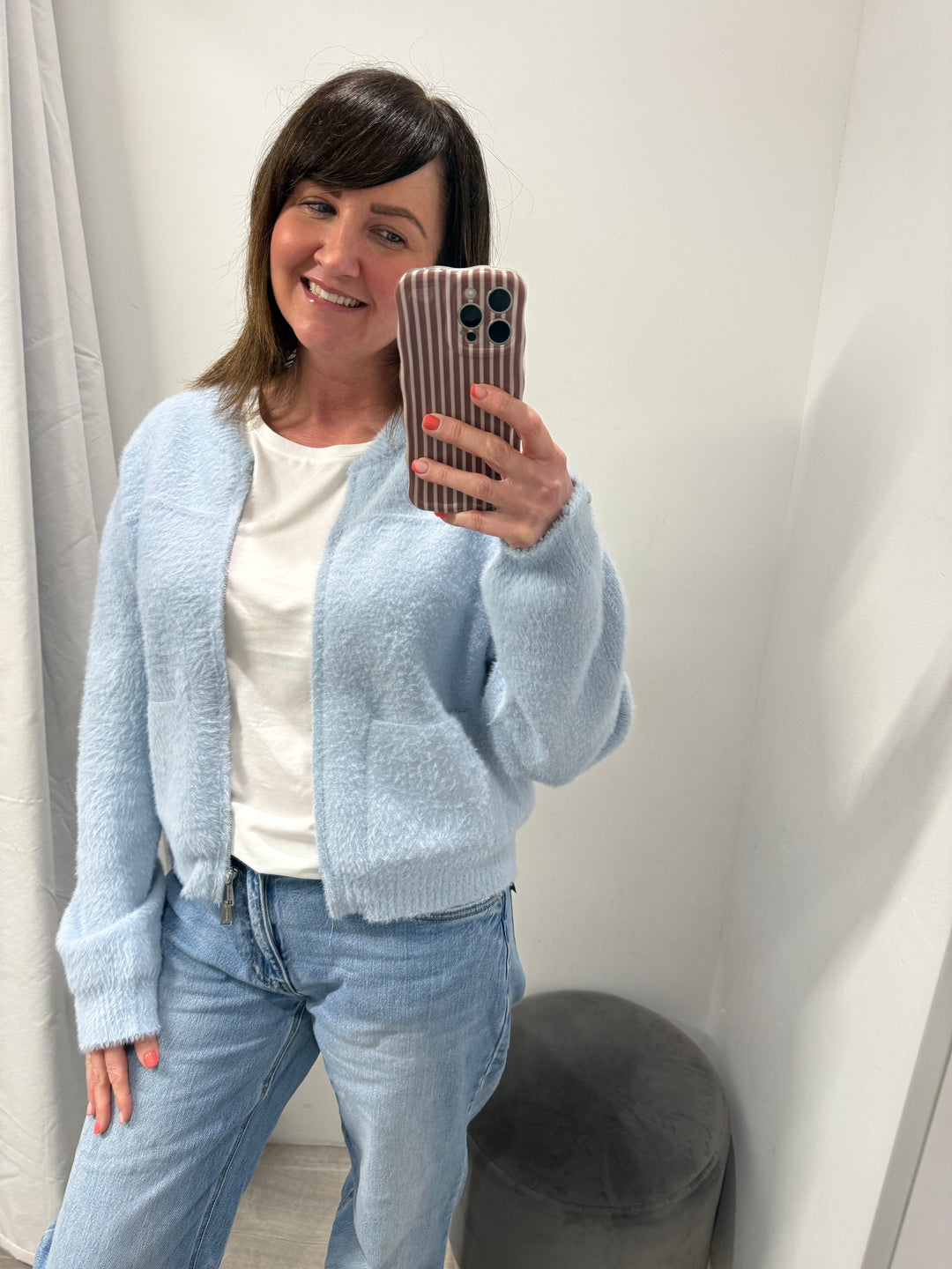 Bento Cardigan - Light Blue