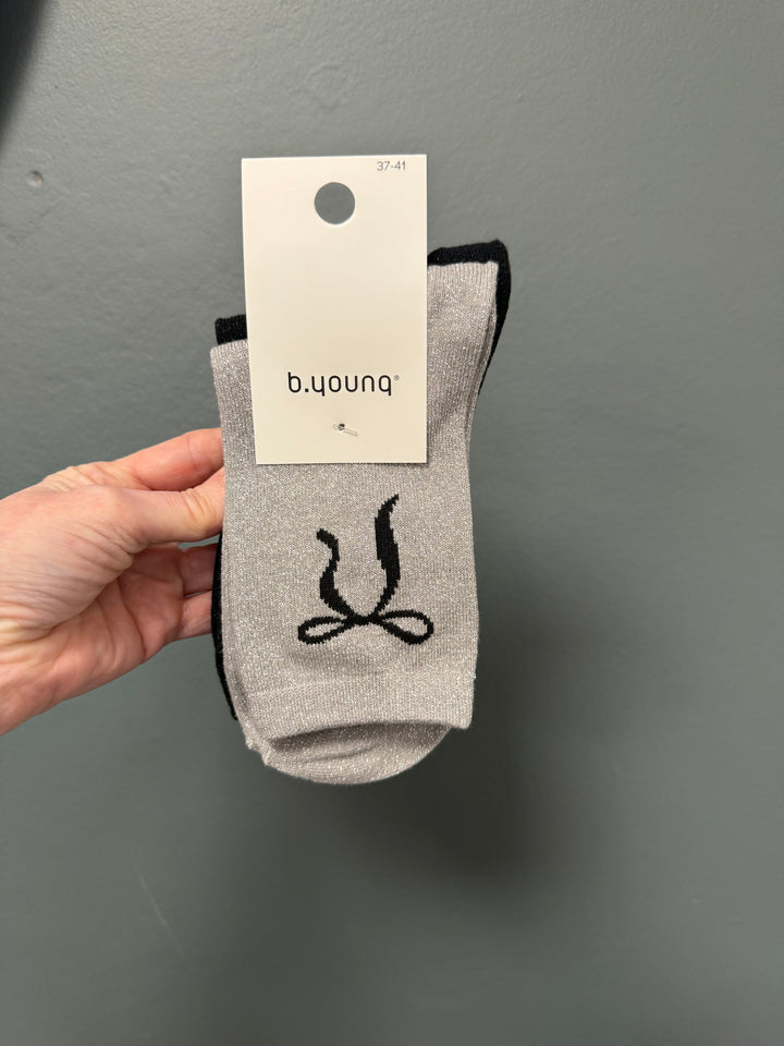 Vilaine Socks - Black/Silver