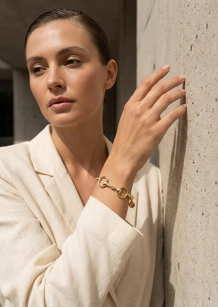 Gold Beaded Bracelet