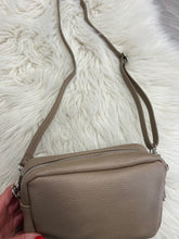Load image into Gallery viewer, Leather Camera Bag - Taupe
