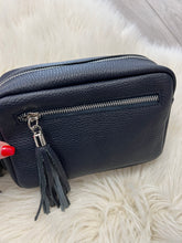 Load image into Gallery viewer, Leather Camera Bag - Navy
