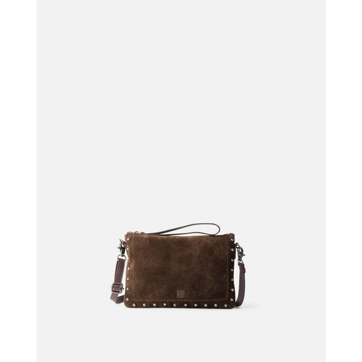 Perry Suede Bag - Dark Brown